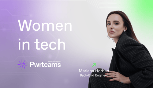 Women in tech: Mariana Horban, Back-End Engineer