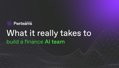 From checklist to walkthrough: what it really takes to build a finance AI team