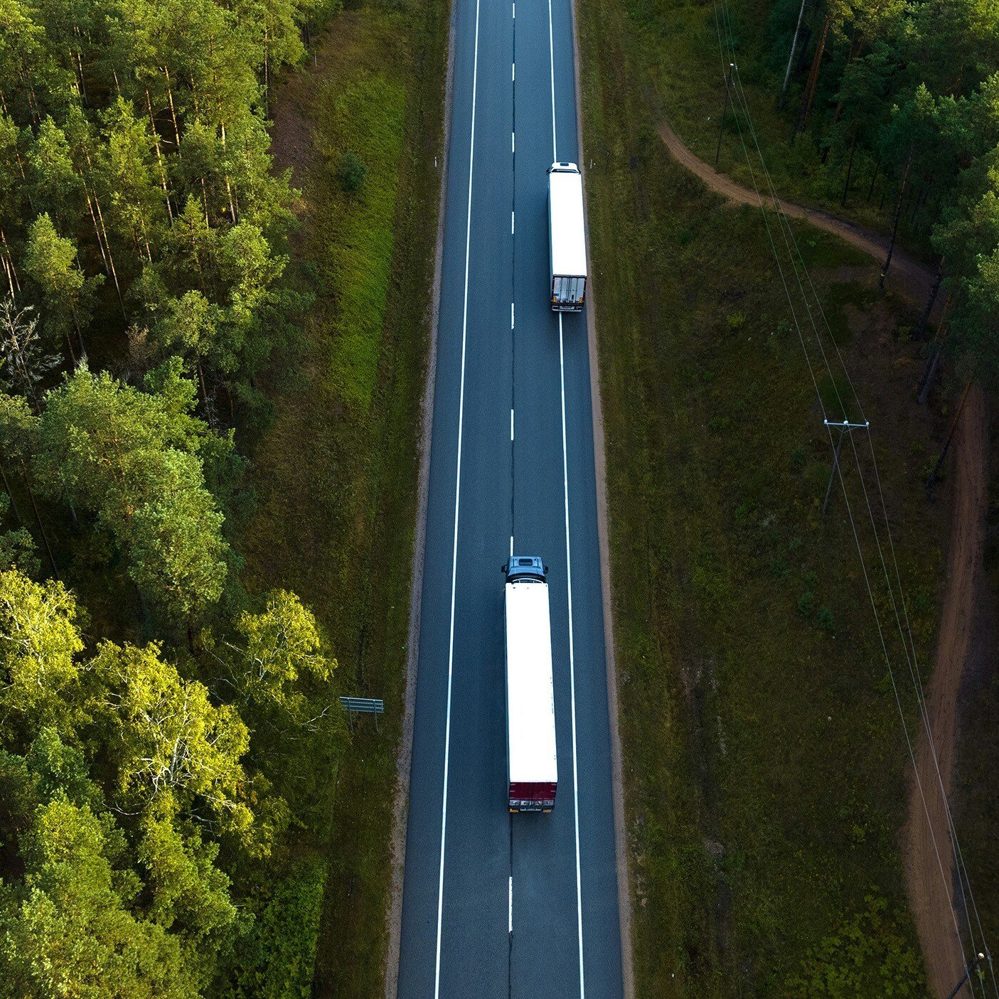 truck higway road